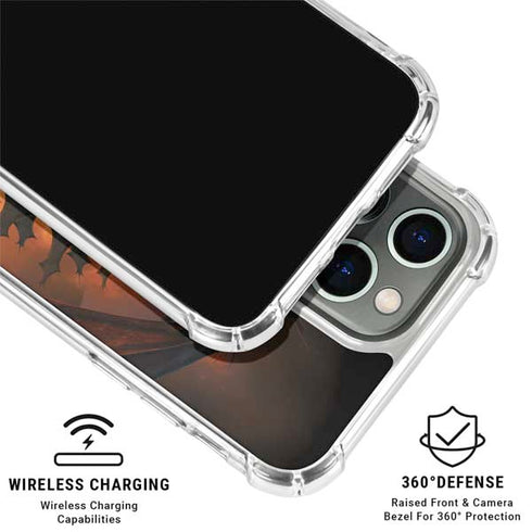 Fireball Dragon by Vincent Hie iPhone 16 Pro Clear Case
